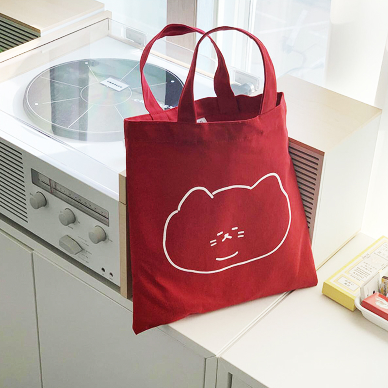 Korean ins Designer-Inspired Niche Mini Bag Red Canvas Cute Handbag Miscellaneous Bag Small Bag Korean ins Designer-Inspired Niche Mini Bag Red Canvas Cute Handbag Miscellaneous Bag Small Bag