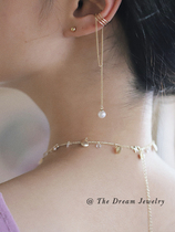 Sicily Slap Fairy sensuous sensuous sensuous high sensuous pearl no-ear-hole flutsey with long earrings