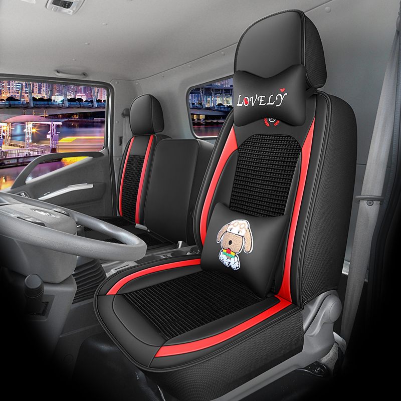 Qingling Isuzu Truck Seat Cover Jiangxi Isuzu Wing Put Qingling Lingka Four Seasons Leather Cushion Cover All Inclusive