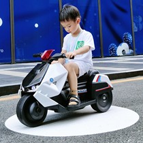 Baby children electric motorcycle tricycle male and female children baby battery car can sit person charging remote control toy stroller