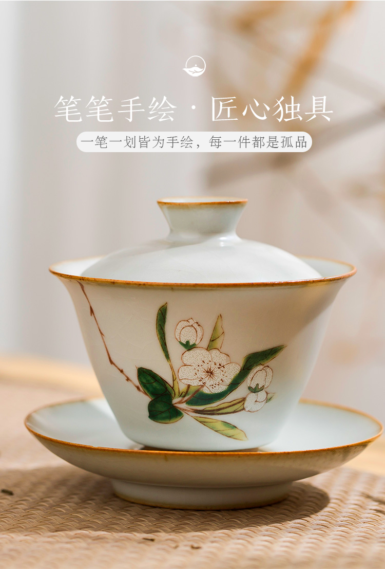 JingLan which your up only three tureen suit thin foetus jingdezhen ceramic cups a single large kung fu tea bowl