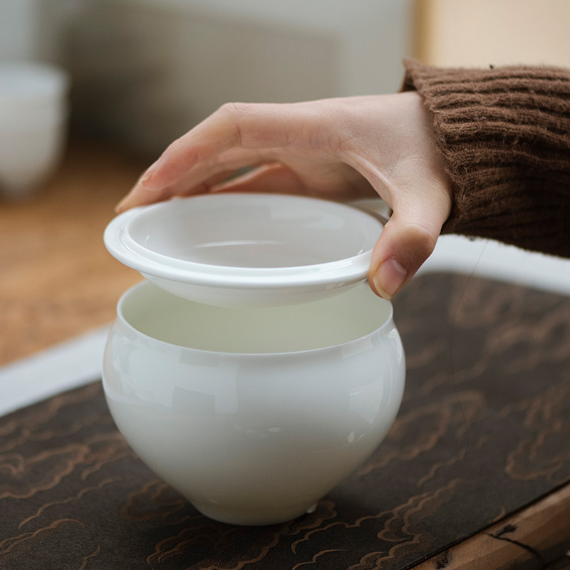 Good thing JingLan tea with jingdezhen ceramics by hand tea tea lotus series of yunshan built water with white porcelain jar