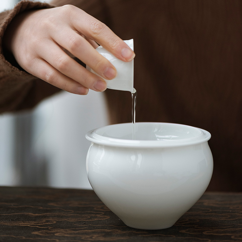 Good thing JingLan tea with jingdezhen ceramics by hand tea tea lotus series of yunshan built water with white porcelain jar