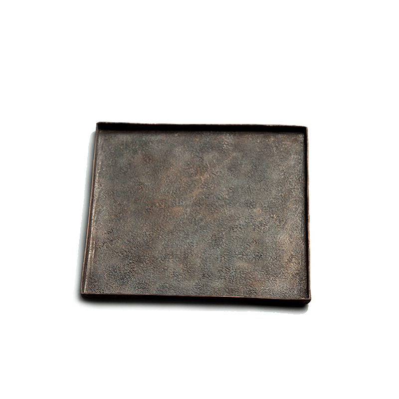 JingLan big porcelain pavilion copper bearing with rounded square pot of tea tea tray tea saucer accessories