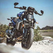 Suitable for BMW F900R S1000R modified anti-shake handlebar reflector rearview mirror aluminum alloy handlebar mirror