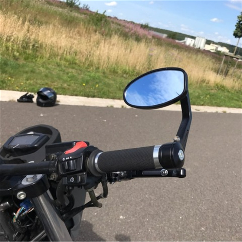 Longjia V coffee LJ250-V modified retro handlebar mirror handle end rear mirror handlebar round edge mirror