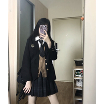 Chi Taihei JK suit suit original genuine with badge Japanese college style suit jacket women autumn and winter New