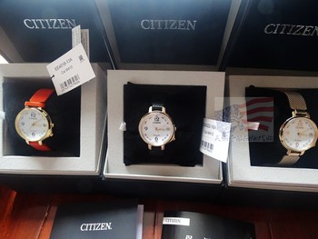 Citizen Watch Citizen Three-Year Warranty Photodynamic Energy Ee4018 Bluetooth Gold-Plated Business Women's Watch Ee4022