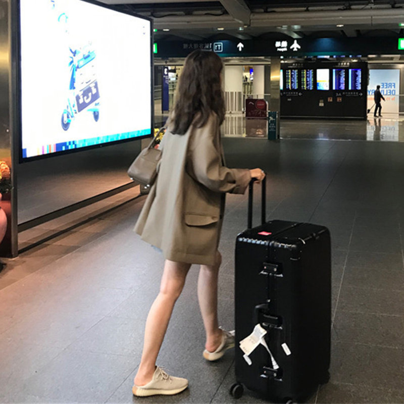 European station suit jacket women 2022 spring and autumn new chic net red lazy wind Korean version of casual coffee color suit women