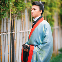 Huaigu House Hanfu Mens New Autumn and Winter Qin and Han Ji Mawangdui Recovery Straight Clothes Huainan Eight Sons