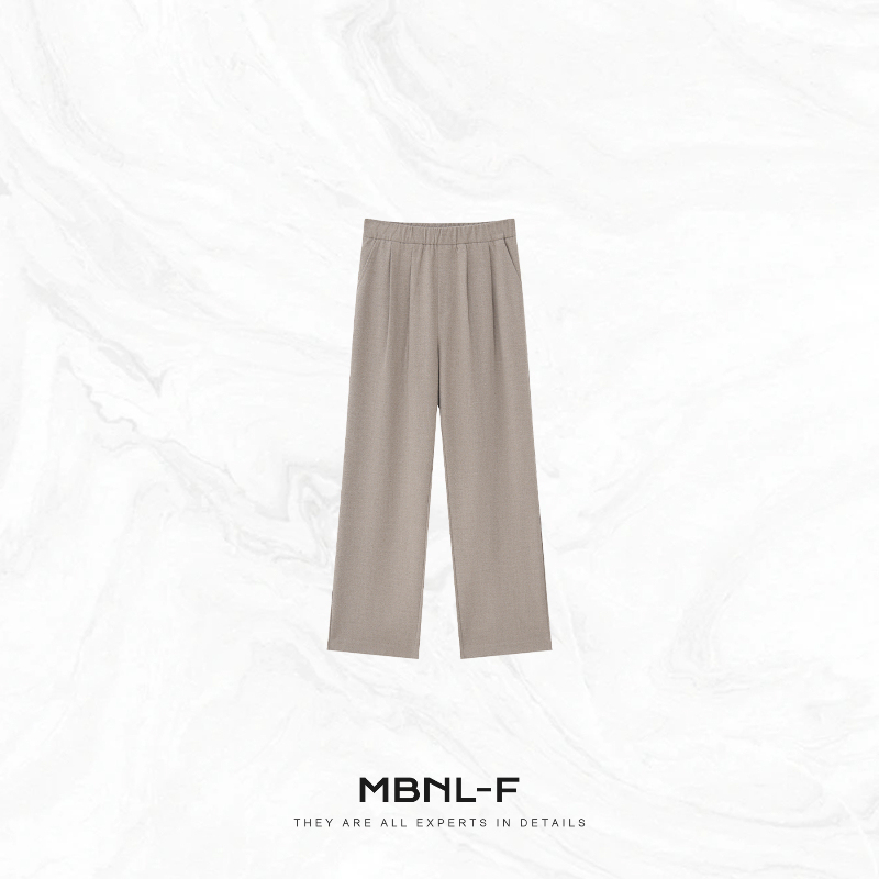 Mbnl-F “Italian Old Money Style Pants” Wool Custom-Textured Casual Pants Qin Lei Xm-Xkz3400