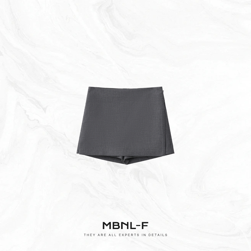 Mbnl-F "Fansi Monet Skirt" High-Quality Fine-Spun Tr Cotton Blend Slim-Fit Short Skirt Qin Lei Th-Qz9148