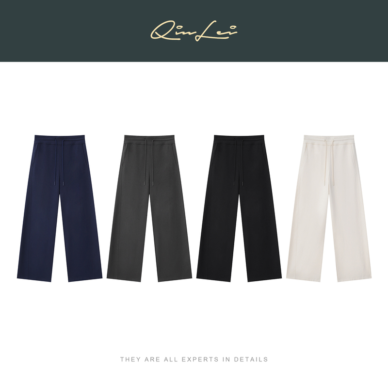 Mbnl-F Qin Lei Women's Clothing "Simple Texture" Comfortable Draped Loose Drawstring High-Waisted Casual Pants Xy-Kz3016 Mbnl-F Qin Lei Women's Clothing "Simple Texture" Comfortable Draped Loose Drawstring High-Waisted Casual Pants Xy-Kz3016