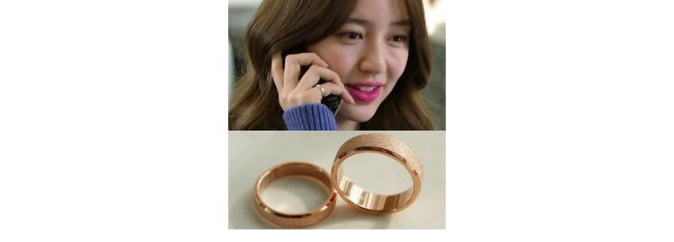 Nhẫn bằng thép mạ vàng 18K, vàng hồng mờ đôi màu vàng chỉ số nhẫn ngón tay cho nam và nữ đuôi dài màu J056 nhẫn đeo ngón trỏ
