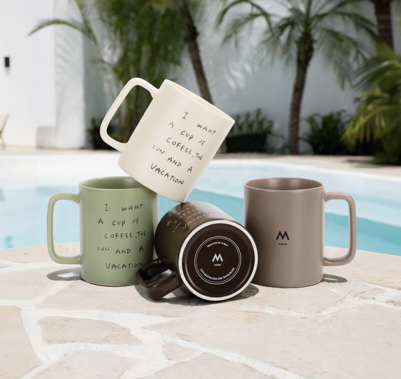 Mstand Holiday Limited Edition Mug 350ml Coffee Color｜Milk Tea Brown｜Avocado Green｜Milk White