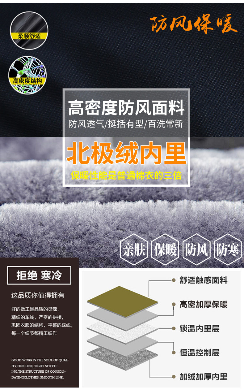 Blouson chaud pour homme en Polyester - Ref 3112196 Image 11