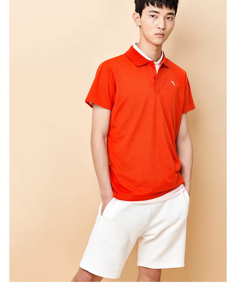 Anta POLO áo sơ mi nam tay ngắn 2019 hè mới đơn giản thời trang thoải mái áo len đơn giản thời trang áo thun - Áo polo thể thao áo polo bé trai