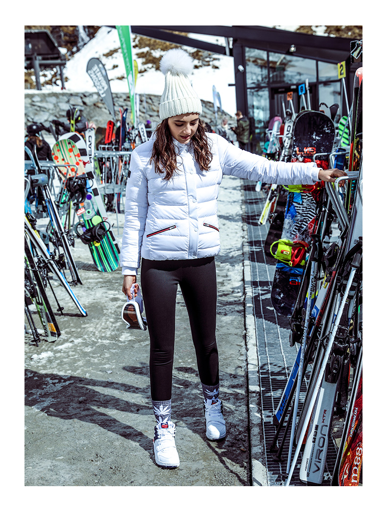 Anta down jacket nữ 2018 phần mùa đông dày ấm áp trùm đầu xuống áo khoác chống gió dày 16747942 áo phao thân dài nữ đẹp