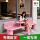 Morandi pink net red chair кресло для отдыха на открытом воздухе с двойным сиденьем и журнальным столиком возле магазина, скамейка из кованого железа в парковом дворике mini 1