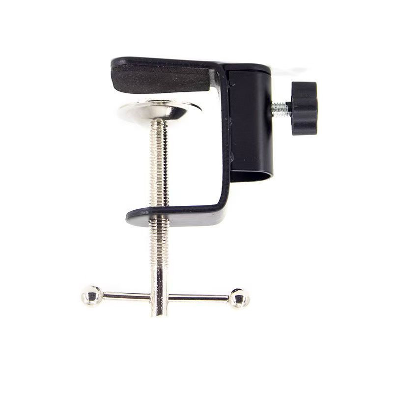 Ikea Long-Arm Desk Lamp Clamp Lamp Stand Lamp Holder Microphone Stand Base Universal Stand Aluminum Alloy Accessories