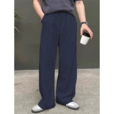 Летние тонкие быстросохнущие спортивные штаны, свободный прямой крой