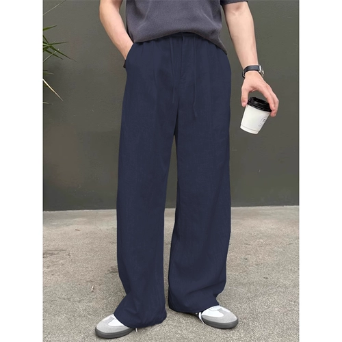 Летние тонкие быстросохнущие спортивные штаны, свободный прямой крой