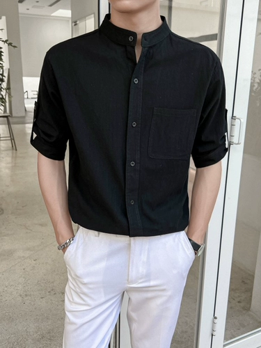 Брендовая тонкая рубашка, изысканный стиль