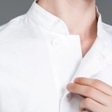 Белый хлопковый осенний демисезонный комплект для работы для отеля, делается под заказ, услуга «вышивка логотипа»