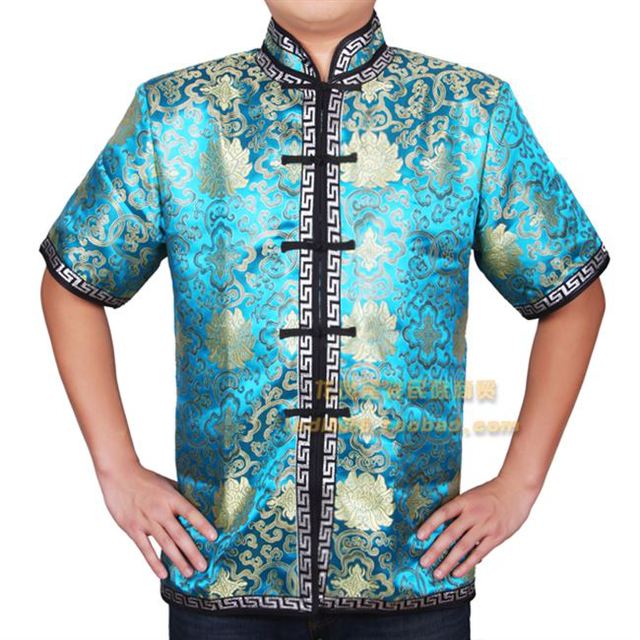 Trang phục nam Mông Cổ Một nửa tay áo Mông Cổ Trang phục dân tộc Áo choàng Mông shop ban do dan toc