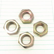 Iron hexagonal compression cap nut flat nut internal thread flat cap M12M14M16M18M20M22 with groove