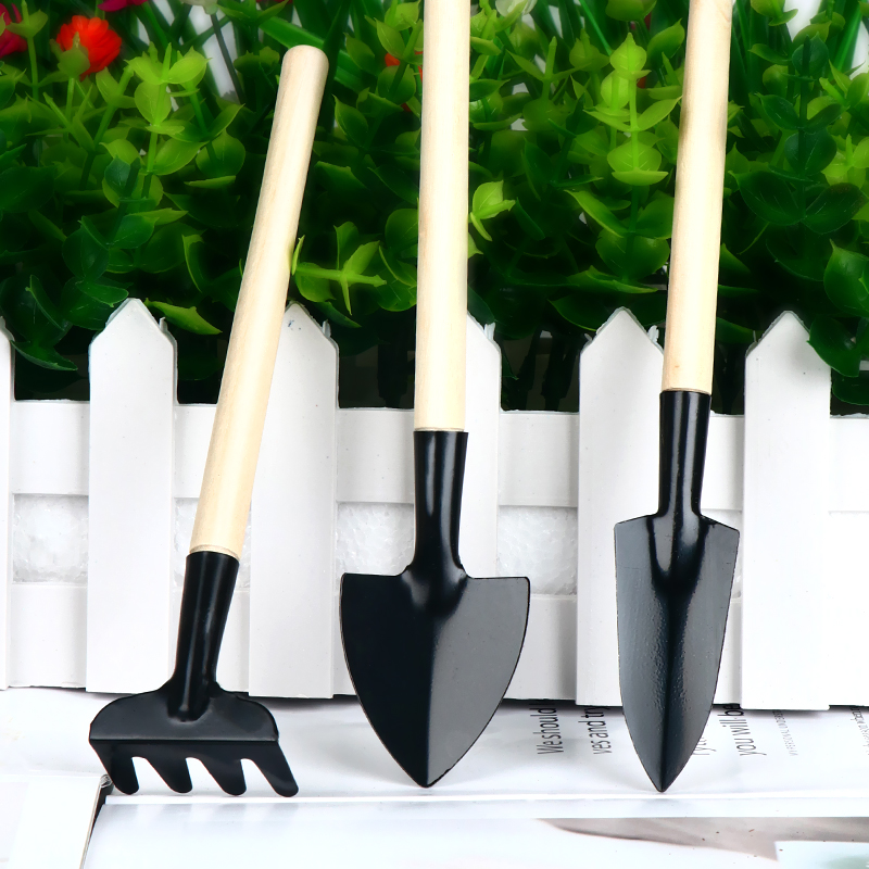 Potted small shovel seed flowers nourishing floral gardening tools Planting Multimeat Tools Suit Mini Three Sets Home Iron Shovels