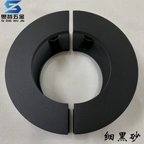 Chinese antique door handle Bronze semicircular handle Glass door handle Wooden door handle Black door handle