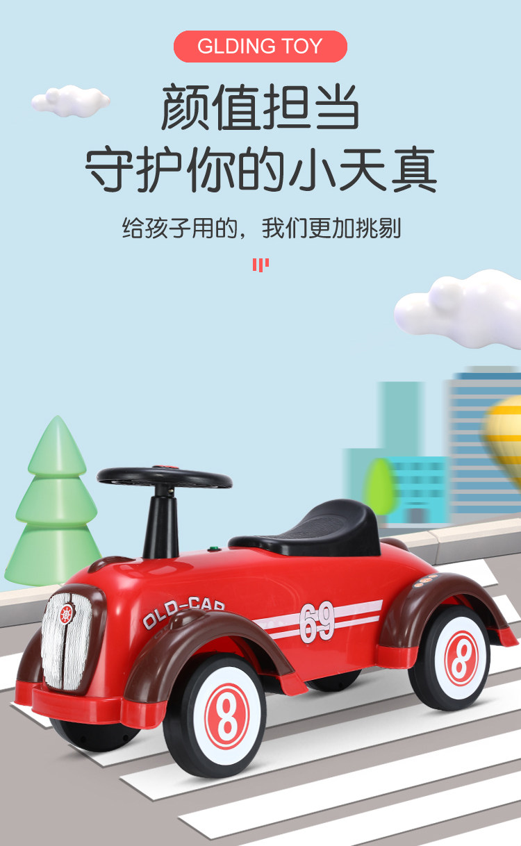 Каталки и педальные автомобили 宝宝滑行车儿童1-2-3岁幼儿周岁礼物溜溜扭扭车婴儿学步车平衡车