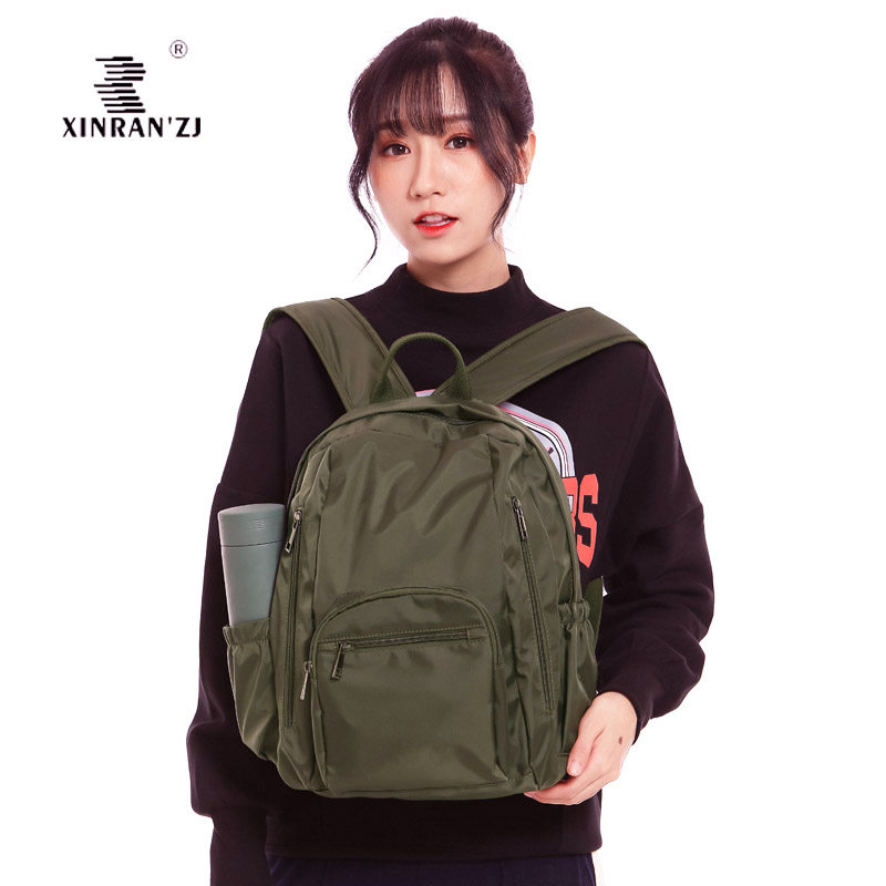 XINRAN ' ZJ multi-pocket light waterproof casual double shoulder bag travel boomers Cool Fashion Bag with Shoulder Bag