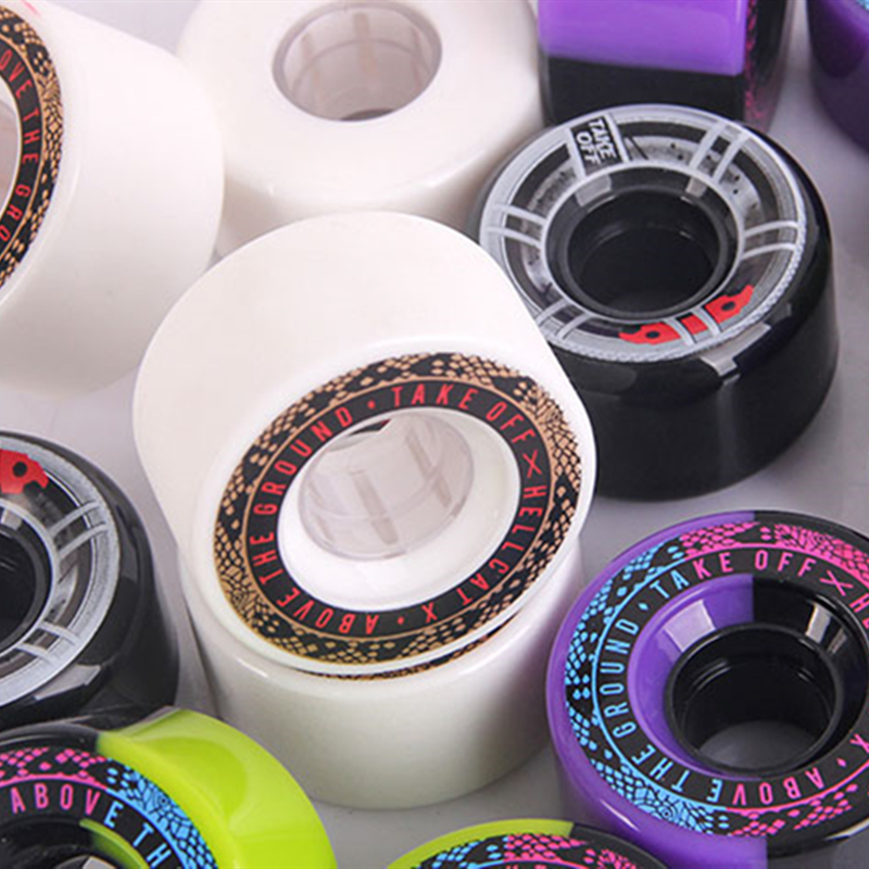TAKEOFF Beginner Unisex Pro Skatewheels Omni-Wheel Brush Street Walking Road Wheels