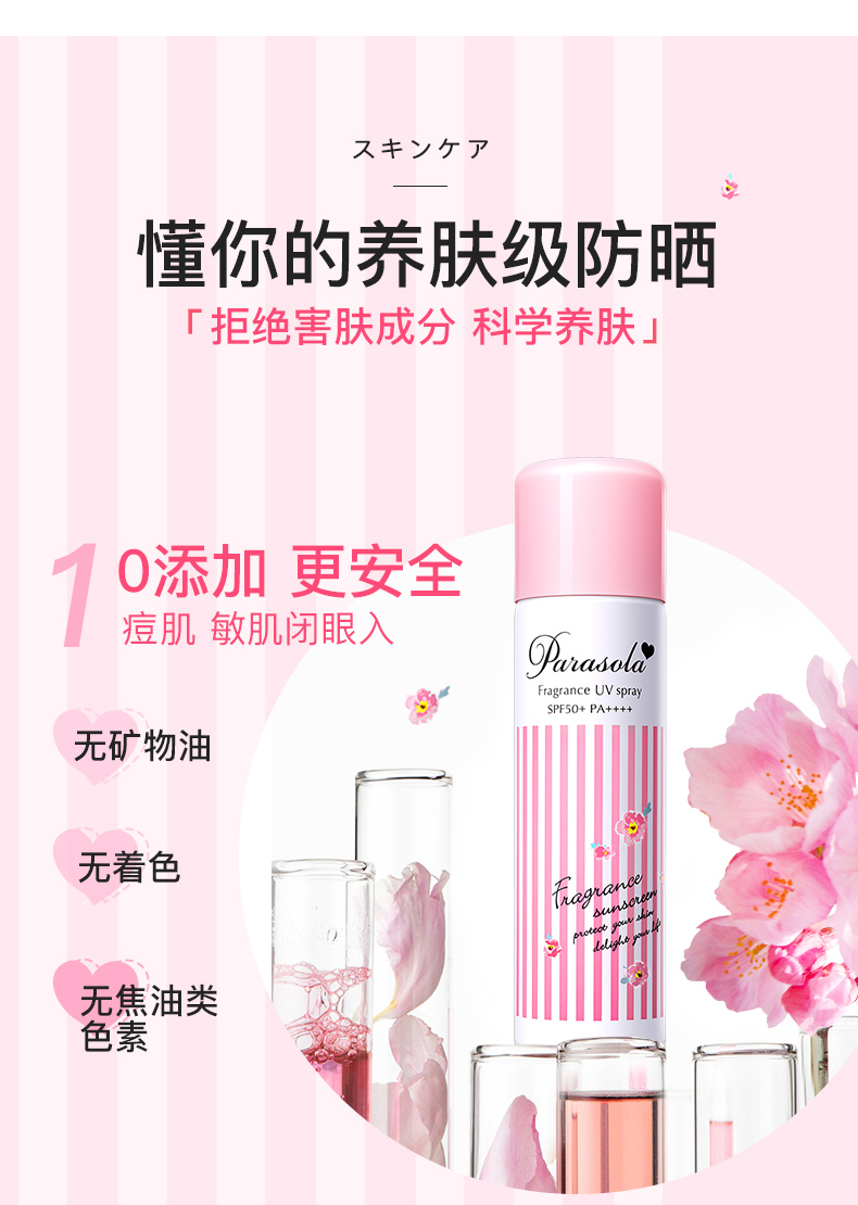 TOP1 日本 naris 防水防晒喷雾 80ml 3秒成膜 补水保湿 图11
