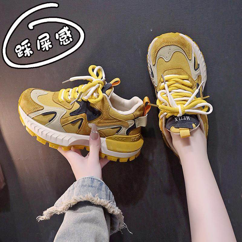 Женская обувь Xiaoman waist Forrest shoes, новинка 2025 года, дышащая универсальная обувь для папы на толстой подошве, взрывная повседневная немецкая обувь для тренировок