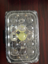 5 inch square 15 bead car led headlight 12v24v spotlight truck agricultural vehicle engineering vehicle off-road modification reversing light