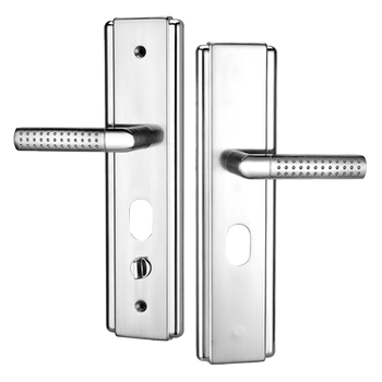 Wanjia entry handle black diamond thickened mechanical door lock