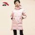 Anta down jacket nữ 2019 mùa đông xu hướng mới dày ấm màu rắn xuống áo khoác 96836113 - Thể thao xuống áo khoác Thể thao xuống áo khoác