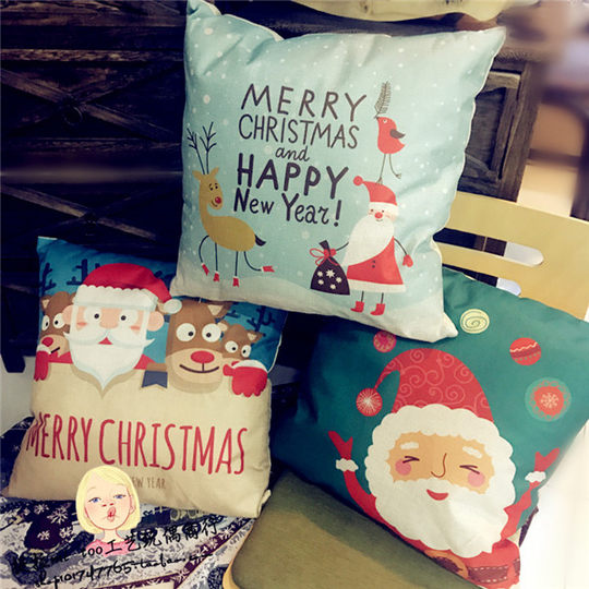 Рождественские украшения, наволочка Санта-Клауса, украшение для дивана, подушка, популярная подушка, Рождественский подарок
