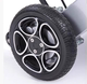 Yingluohua N5513A electric wheelchair rear wheel assembly solid tire original aluminum alloy wheel hub front wheel accessories