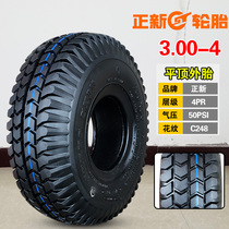 Zhengxin tires 3 00-4 (260X85)old electric scooter tires Tiger car trolley 10 inch tires