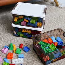 Jutianlong storage box plastic transparent box Lego toys finishing box thickened desktop cosmetics storage box
