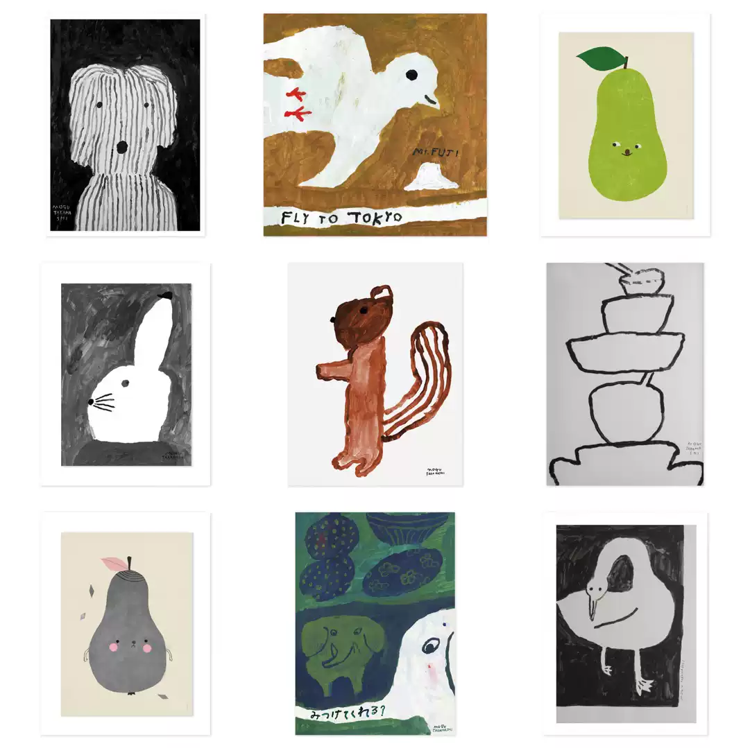 北歐風瑞典藝術海報Fine Little Day 裝飾畫MOGU TAKAHASHI 設計作品含