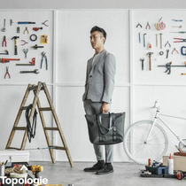 Japan Topologie Mountain Chain Tote Dry Waterproof Shoulder Portable Leisure Bag Hong Kong Direct Mail