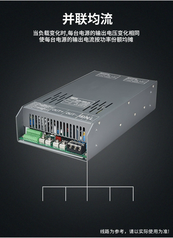 Bộ nguồn chuyển mạch công suất cao với giao diện truyền thông 485 Điều khiển PLC 3000W DC 24V12V36V48V với PFC