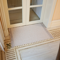 Household indoor mat door mat entrance machine washable woven carpet cotton mat custom living room carpet customization