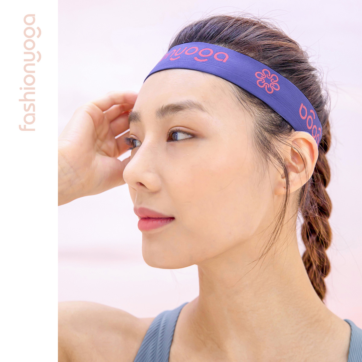 Fansheng Yoga sports hairband headband female fashion simple elastic yoga running fitness headband FW020