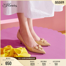 73 Hours girls shoes full sugar girl summer butterfly jacket shoes high heels sweet little heels